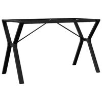 vidaXL Dining Table Legs Y-Frame 120x60x73 cm Cast Iron