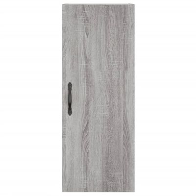 vidaXL Highboard Grey Sonoma 34.5x34x180 cm Engineered Wood