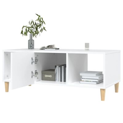 vidaXL Coffee Table White 102x50x40 cm Engineered Wood