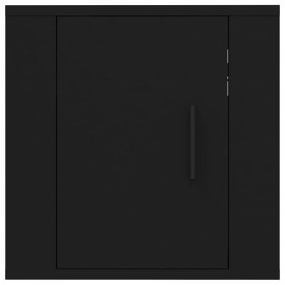 vidaXL Wall Mounted TV Cabinet Black 40x34,5x40 cm