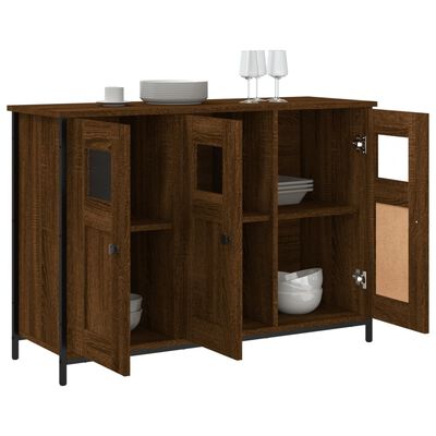 vidaXL Sideboard Brown Oak 100x35x70 cm Engineered Wood