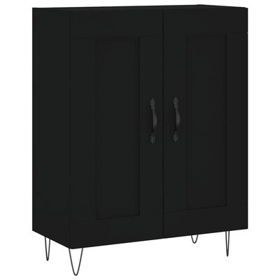 vidaXL Highboard Black 69.5x34x180 cm Engineered Wood