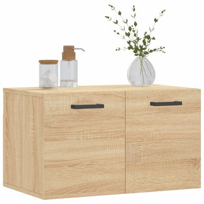 vidaXL Wall Cabinet Sonoma Oak 60x36.5x35 cm Engineered Wood