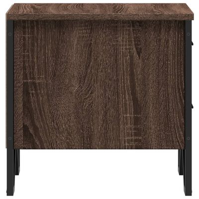 vidaXL Bedside Cabinets 2 pcs Brown Oak 40x30x40 cm Engineered Wood