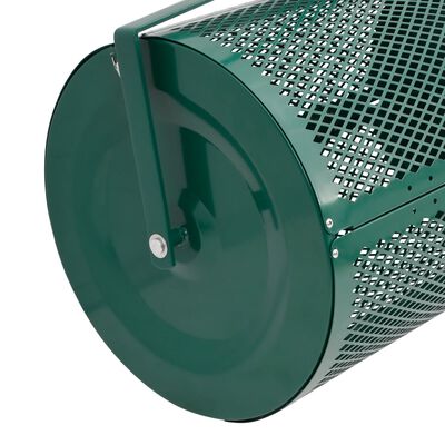 vidaXL Compost Spreader Green Ø40x60 cm Steel