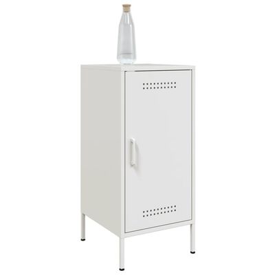 vidaXL Sideboard White 36x39x79 cm Steel