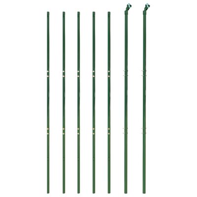 vidaXL Wire Mesh Fence Green 2x10 m Galvanised Steel