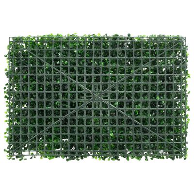  vidaXL Artificial Plant Fence 24 pcs Green 40x60 cm