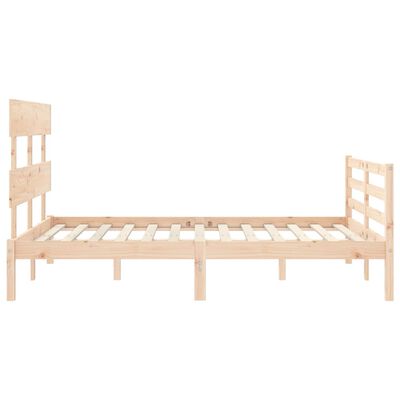 vidaXL Bed Frame without Mattress 140x200 cm Solid Wood