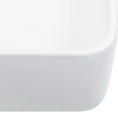 vidaXL Wash Basin 40x30x13 cm Ceramic White