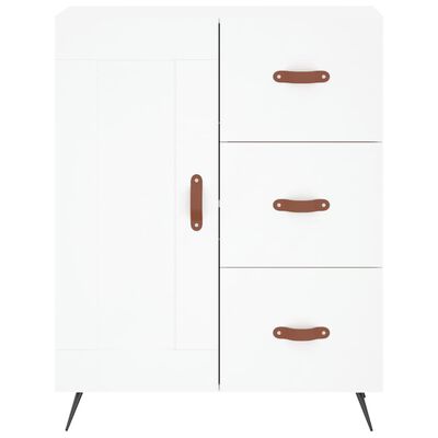 vidaXL Highboard White 69.5x34x180 cm Engineered Wood