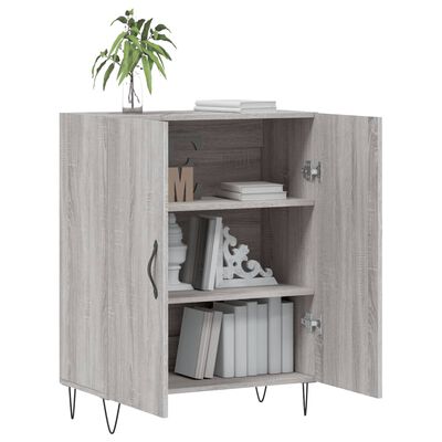 vidaXL Sideboard Grey Sonoma 69.5x34x90 cm Engineered Wood