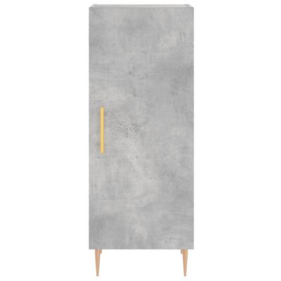 vidaXL Highboard Concrete Grey 34.5x34x180 cm Engineered Wood