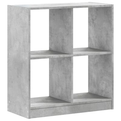 vidaXL Bookcase Concrete Grey 68.5x32x75 cm Engineered Wood