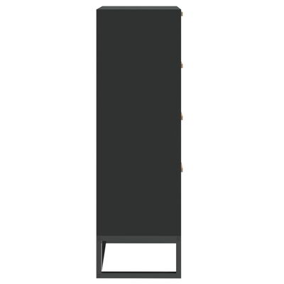 vidaXL Highboard Black 40x30x95 cm Engineered Wood