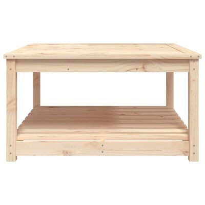 vidaXL Garden Table 82.5x82.5x45 cm Solid Wood Pine