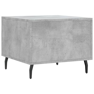 vidaXL Coffee Tables 2 pcs Concrete Grey 50x50x40 cm Engineered Wood