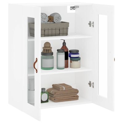 vidaXL Wall Mounted Cabinet White 69.5x34x90 cm