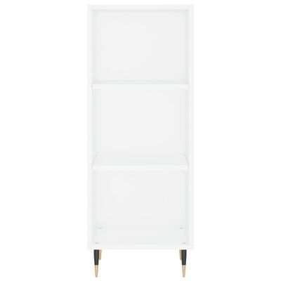 vidaXL Highboard White 34.5x34x180 cm Engineered Wood