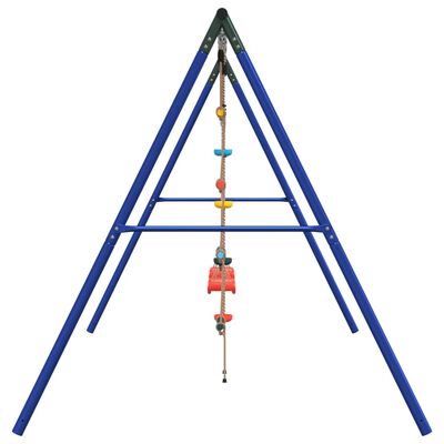 vidaXL Outdoor Swing Set with Swings. Ladder. Disc Swing