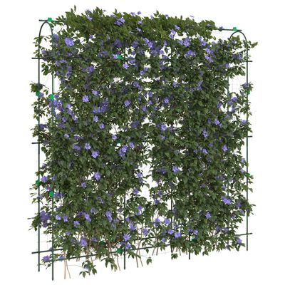 vidaXL Garden Trellis for Climbing Plants U-Shape 181x31x182.5 cm Steel