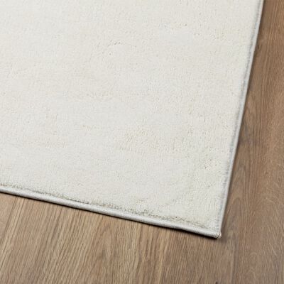 vidaXL Rug OVIEDO Short Pile Cream 120x120 cm