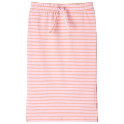 Kids' Straight Skirt with Stripes Pink 116