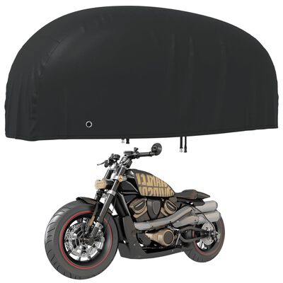 vidaXL Motorcycle Cover Black 265x105x125 cm 210D Oxford