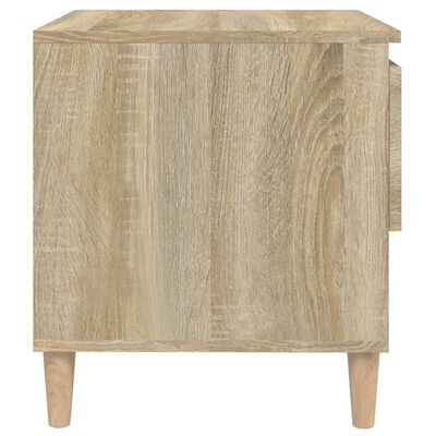 vidaXL Bedside Table Sonoma Oak 50x46x50 Engineered Wood