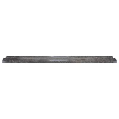 vidaXL Table Top Black Ø40x2.5 cm Marble