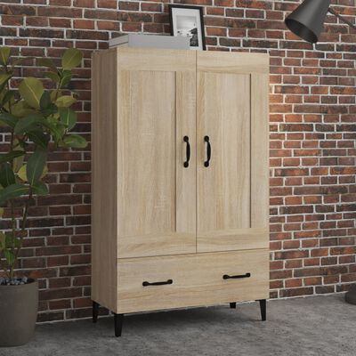 vidaXL Highboard Sonoma Oak 70x31x115 cm Engineered Wood