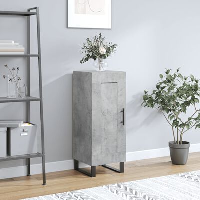 vidaXL Sideboard Concrete Grey 34.5x34x90 cm Engineered Wood