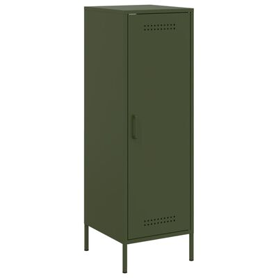 vidaXL Highboard Olive Green 36x39x113 cm Steel