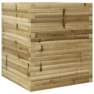 vidaXL Garden Planter 60x60x68.5 cm Impregnated Wood Pine