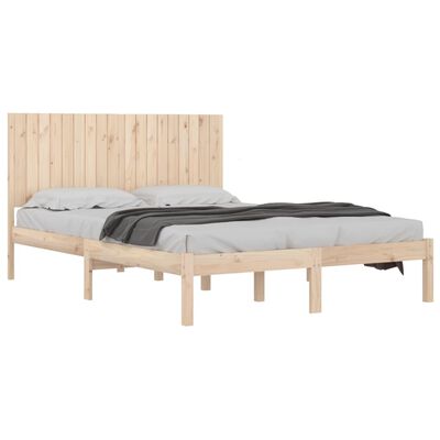 vidaXL Bed Frame without Mattress 180x200 cm Super King Solid Wood