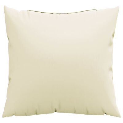 vidaXL Sofa Cushions 4 pcs Cream 40x40 cm Fabric