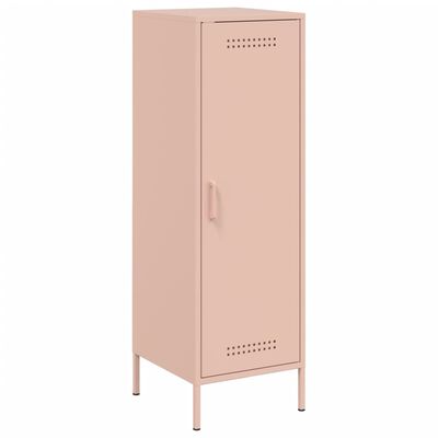 vidaXL Highboard Pink 36x39x113 cm Steel