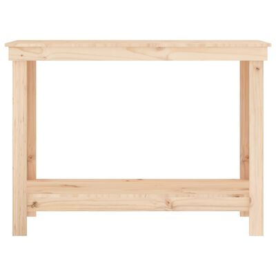 vidaXL Work Bench 110x50x80 cm Solid Wood Pine