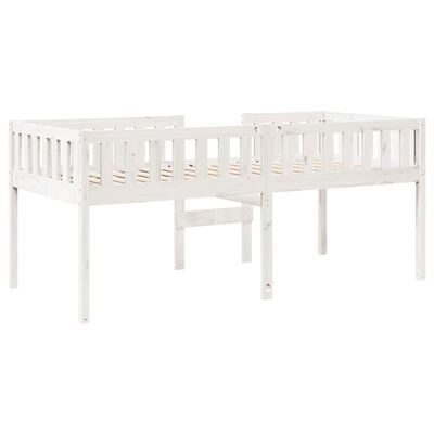 vidaXL Children's Bed without Mattress White 75x190 cm Solid Wood Pine