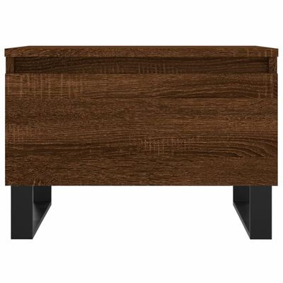 vidaXL Coffee Table Brown Oak 50x46x35 cm Engineered Wood