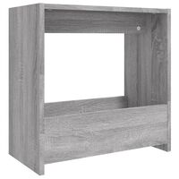 vidaXL Side Table Grey Sonoma 50x26x50 cm Engineered Wood