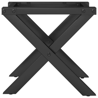 vidaXL Coffee Table Legs X-Frame 40x40x33 cm Cast Iron