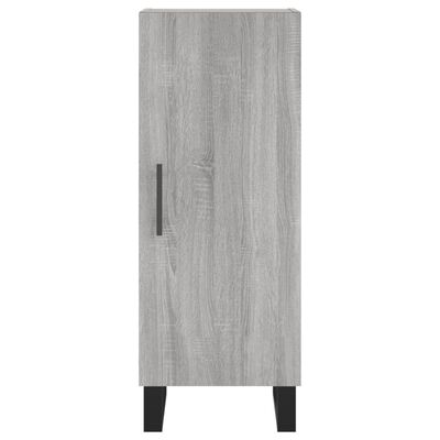 vidaXL Highboard Grey Sonoma 34.5x34x180 cm Engineered Wood