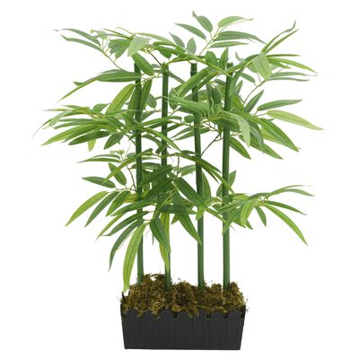 vidaXL Artificial Bamboo Tree 240 Leaves 80 cm Green