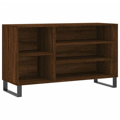 vidaXL Shoe Cabinet Brown Oak 102x36x60 cm Engineered Wood