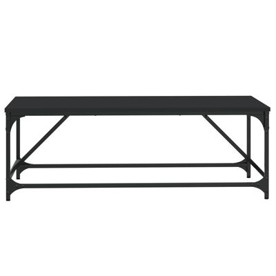 vidaXL Coffee Table Black 100x50x35 cm Engineered Wood