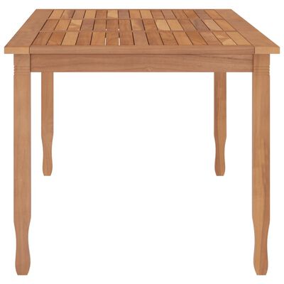 vidaXL Garden Dining Table 200x90x75 cm Solid Wood Teak