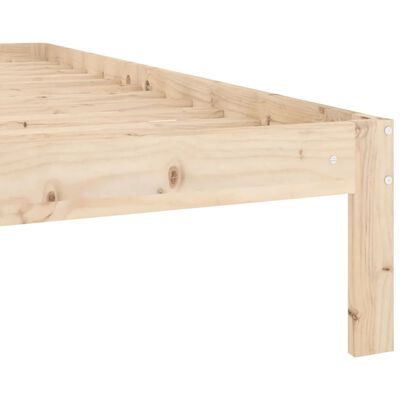 vidaXL Bed Frame without Mattress Solid Wood Pine 120x200 cm