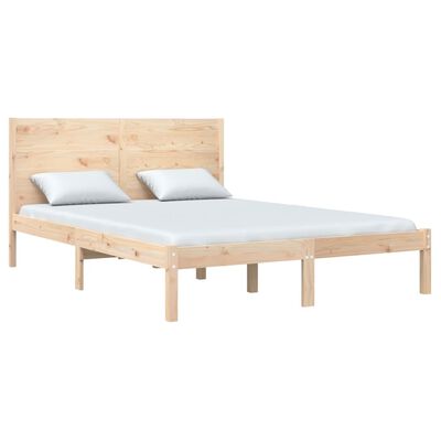 vidaXL Bed Frame without Mattress 160x200 cm Solid Wood Pine