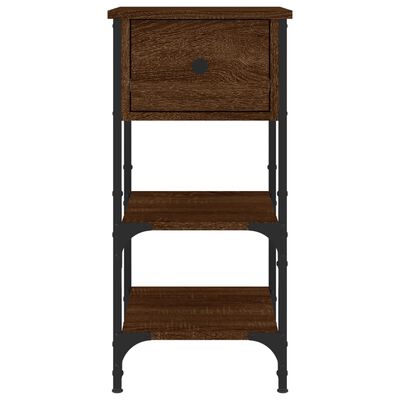 vidaXL Bedside Cabinets 2 pcs Brown Oak 34x36x70 cm Engineered Wood